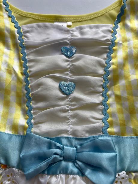 Ob/ kostým šaty zlatovláska - v.3/4 roky, 