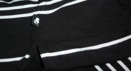 Dámská černo-bílá proužkovaná mikina karl lagerfel, xs