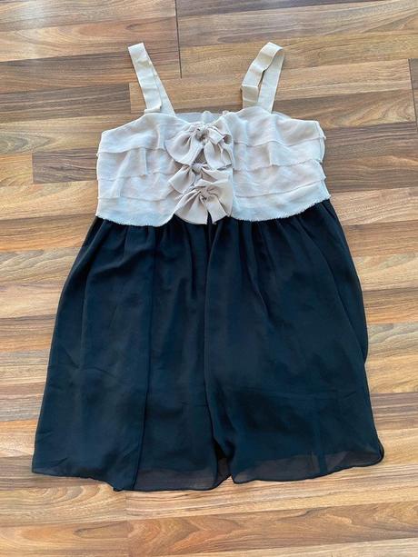 Nové volán, mašle šatičky, vel s/m, hm, h&m,s