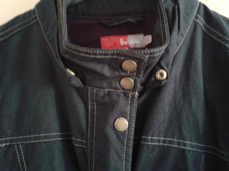 Černý mírně vyteplený kabátek/ bunda boden vel. 42, 42