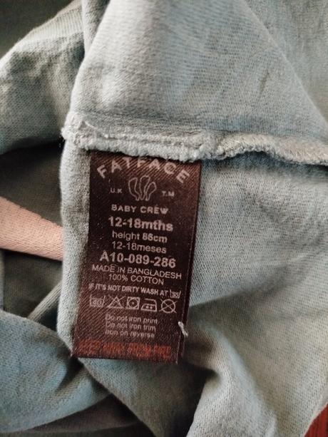 Tričko zn. fat face vel.80, 80