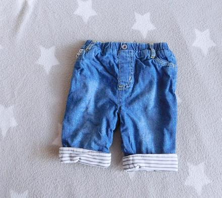 Vyteplené riflíky puddlepat vel.62/68, muddy puddles,62