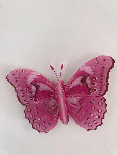 Dekorace motylu do detskeho pokojicku na zed,skrin, 