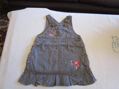 Pěkná hnědá sukýnka s laclem, vel. 80-86, george,80