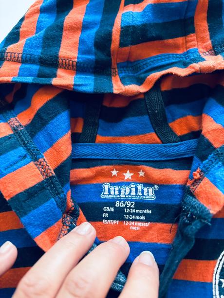 Triko s kapucí - v.86/92, lupilu,86