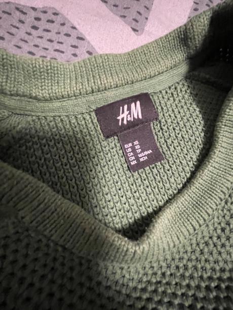 Damsky zeleny svetr, h&m,xs