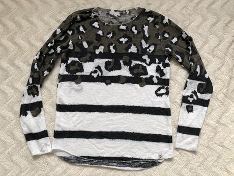 Key largo svetrik, dlouhý rukáv 152 leo vzor khaki, 152