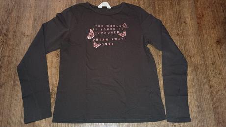 Dětské tričko s dlouhým rukávem, h&m,170