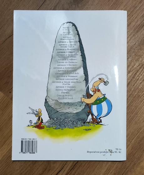 2 komiksy asterix a obelix, 