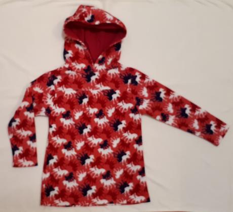 Dětská fleesová mikina, mikinka, s kapucí, vel.104, topolino,104