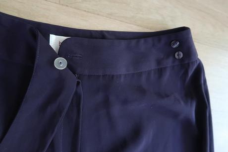 Tmavě fialové kalhoty, bonmarché,42