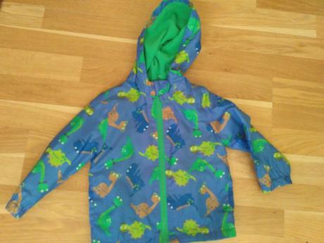 Jarní, podzimní bunda s dinosaury, mothercare,92