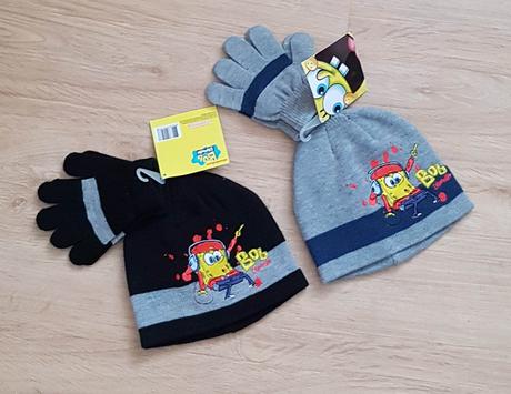 Zimní čepice + rukavice spongebob, 80 / 86 / 92 / 98 / 104