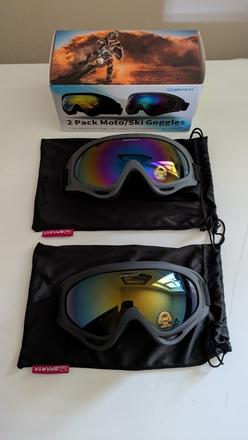 Ka468 multifunkční sportovní brýle s uv 400 - 2 ks,