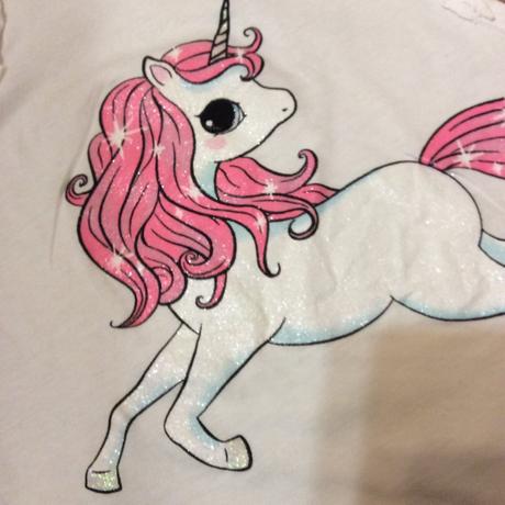 Bavlněné tílko ,,jednorožec", h&m,134