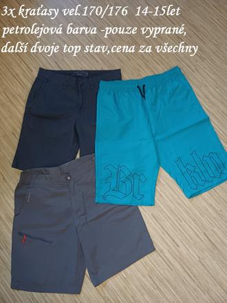 Set 3xkraťasy vel.170/176, c&a,170