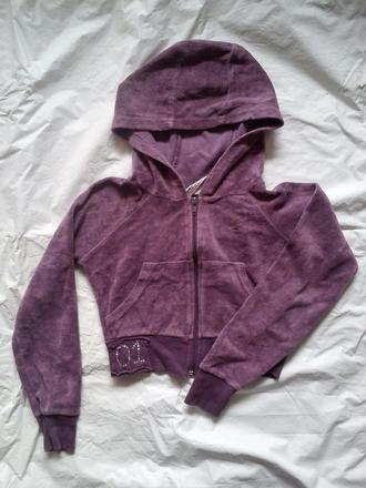 Sametová mikina do pasu, 122