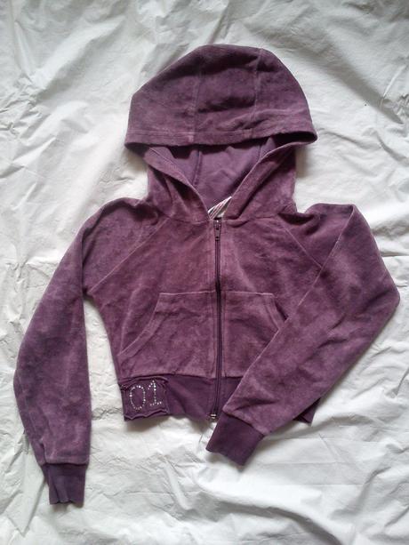 Sametová mikina do pasu, 122