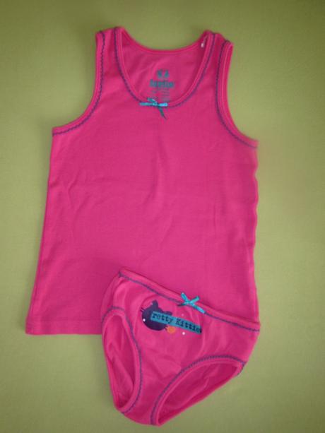 Dívčí košilka/tílko a kalhotky 98/104/110, lupilu,104