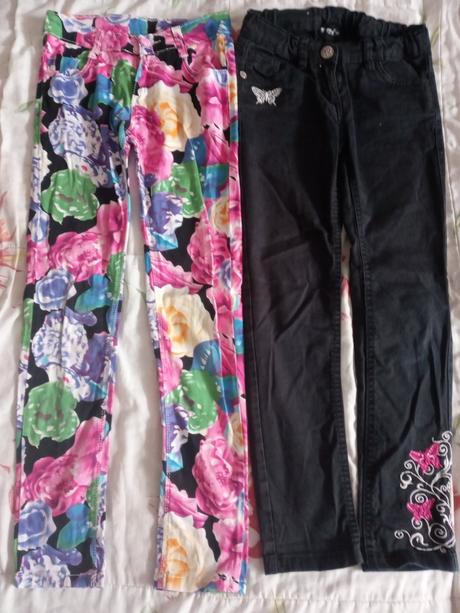 Rifle a letní kalhoty 140/146, okay,140