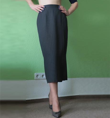 Šedá business sukně vel.36, 36