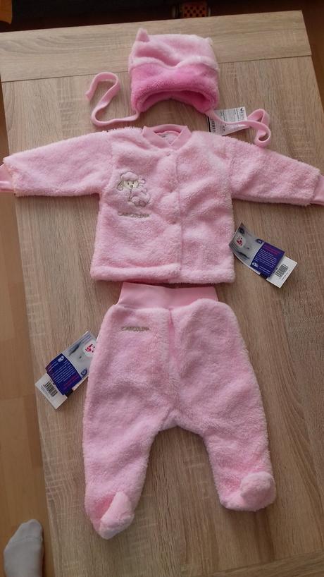 Balík 28 ks oblečení velikost 68 pro holčičku, 68–80