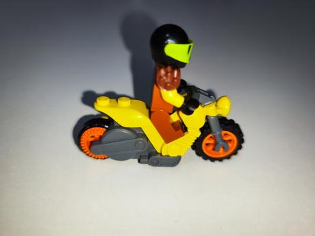 Lego city demoliční kaskadérksá motorka,