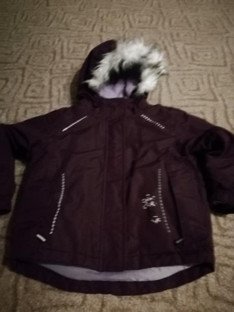 Zimní bundička 98/104 pěkný stav, lupilu,98