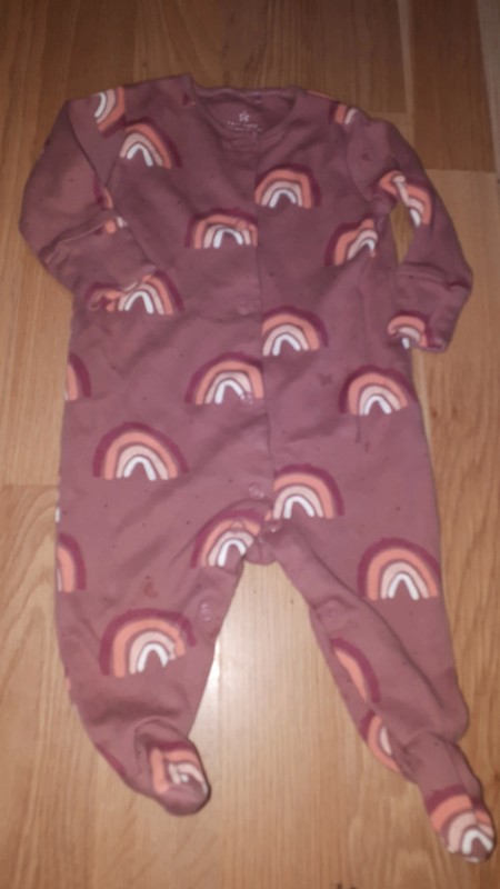 Fialový overal s duhy 62 next, next,62