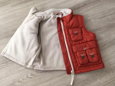 Teplá prošívaná vesta little boy star 68, little star,68