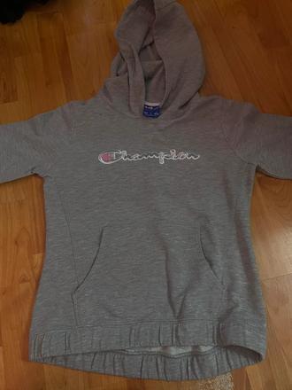 Šedá mikina champion s kapucí 148/156, champion,146