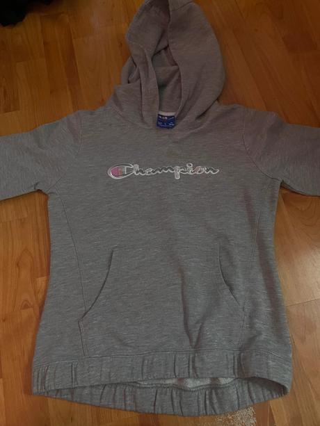 Šedá mikina champion s kapucí 148/156, champion,146