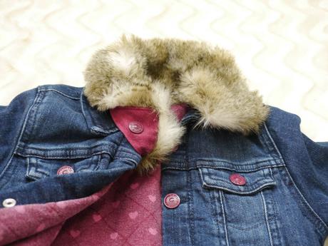 Vyteplena dzinova bunda 122 h&m, h&m,122