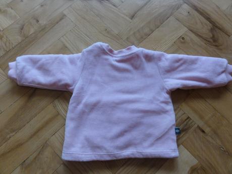 Zateplená mikina bez kapuce, 68