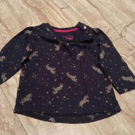 Tričko se zlatými jednorožci zn. primark, primark,74