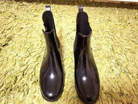 Černé nižší dámské holínky, vel. 39, 39