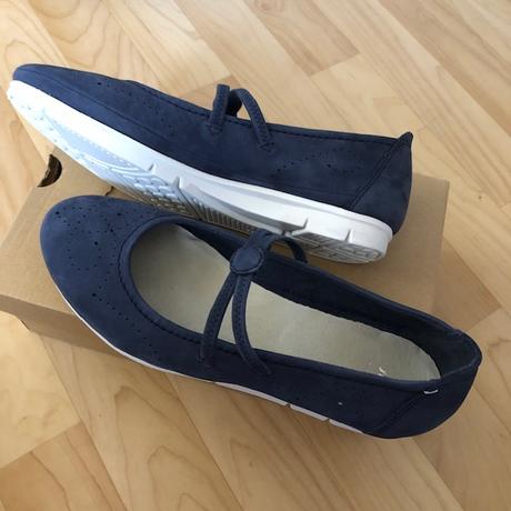 Námořnické kožené baleríny, baťa,40