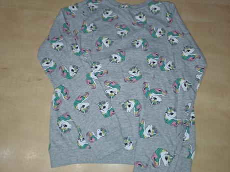 Tričko s jednorožci vel. 134/140, h&m,134