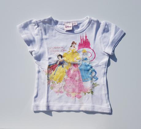 E185 dívčí triko princezny vel.92, disney,92