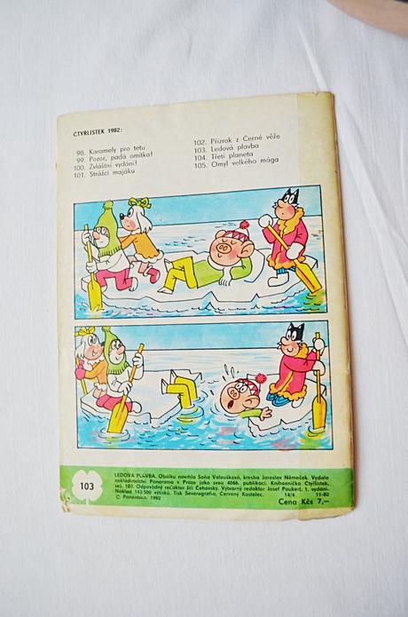 Dětský časopis čtyřlístek 103/ ledová plavba,