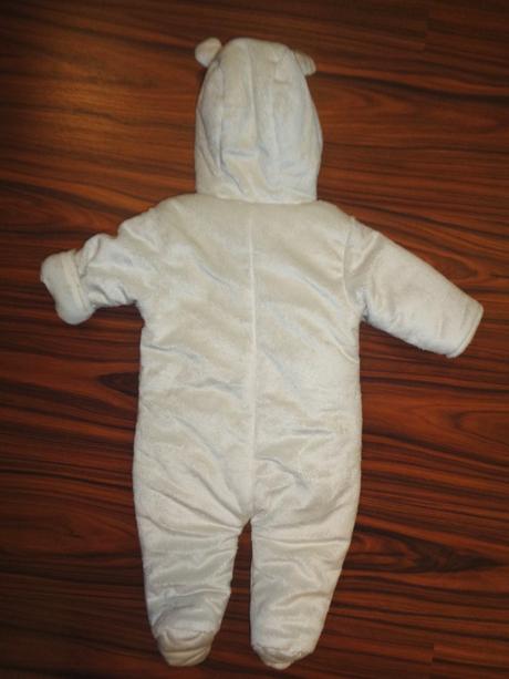 Nádherný měkoučký teplý zimní overal medvídci, baby,68