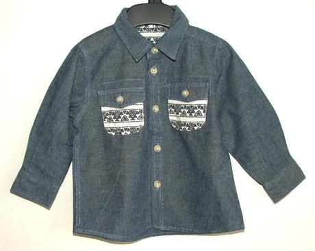 P465 chlapecká riflová košile vel. 80, matalan,80