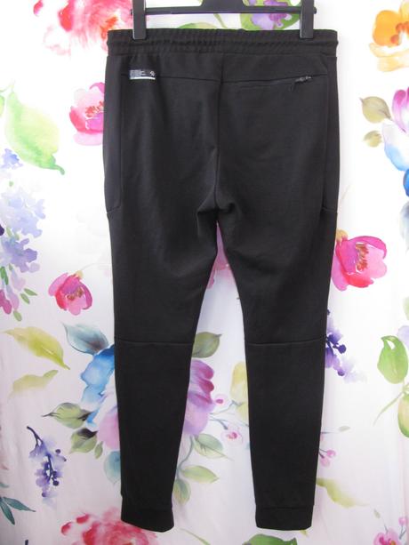 Černé sportovní kalhoty, tepláky cropp/unisex, m