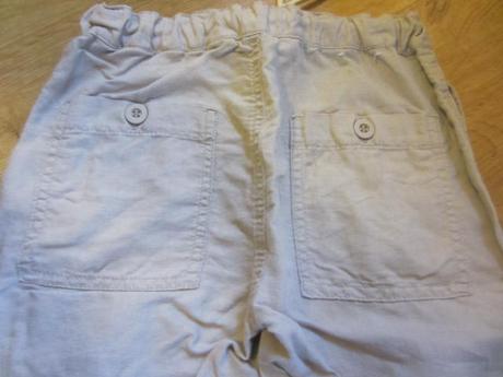  tenké, měkké lněné kalhoty na léto, h&m,110