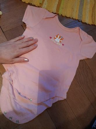 Růžové body s obrázkem kočičky, 80