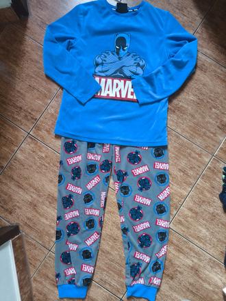 Mikro plyšové pyžamo, primark,140