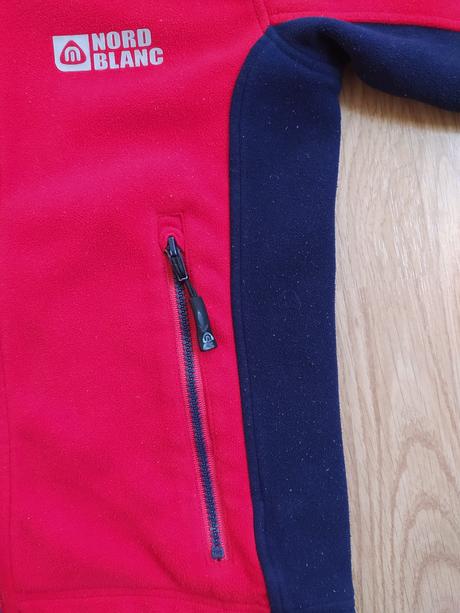 Červená mikina vel.110/116 nordblanc, nordblanc,110