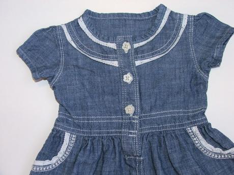 P512 riflové šaty vel. 68, george,68