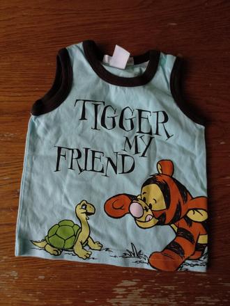 Tričko s tygříkem a želvou, h&m,62