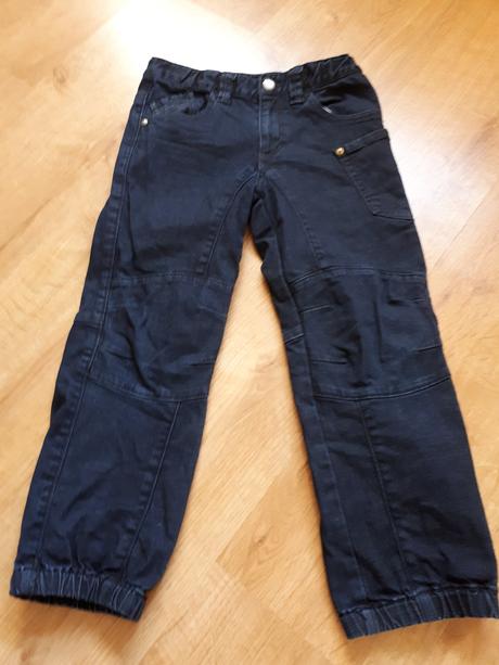 Peckovní džíny rifle v super barvičce, lindex,116